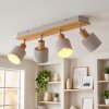Olaris Plafoniera, Faretto da soffitto Cromo, Grigio, Écru, 4-Luci