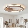 Miral Plafoniera LED Sabbia, 1-Luce, Telecomando