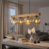 Ripoll Lampadario a sospensione, Lampada a sfera, Lampada a sospensione Écru, Nero, 4-Luci
