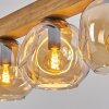 Ripoll Lampadario a sospensione, Lampada a sfera, Lampada a sospensione Écru, Nero, 4-Luci
