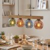 Ripoll Lampadario a sospensione, Lampada a sfera, Lampada a sospensione Écru, Nero, 4-Luci