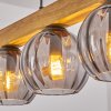 Koyoto Lampadario a sospensione, Lampada a sfera, Lampada a sospensione Écru, Nero, 4-Luci