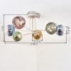 Koyoto Plafoniera, Lampada a sfera 78 cm Sabbia, 6-Luci
