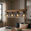 Ripoll Lampadario a sospensione, Lampada a sfera, Lampada a sospensione Écru, Nero, 4-Luci