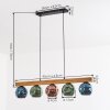 Ripoll Lampadario a sospensione, Lampada a sfera, Lampada a sospensione Écru, Nero, 5-Luci