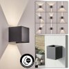 Tamarin Lampada da parete per esterno, Lampade Up & Down, Applique LED Antracite, 1-Luce