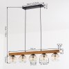 Ripoll Lampadario a sospensione, Lampada a sfera, Lampada a sospensione Écru, Nero, 5-Luci