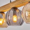 Koyoto Lampadario a sospensione, Lampada a sfera, Lampada a sospensione Écru, Nero, 4-Luci