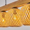 Basto Lampadario a sospensione, Lampada a sfera, Lampada a sospensione Écru, Nero, 5-Luci