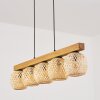 Basto Lampadario a sospensione, Lampada a sfera, Lampada a sospensione Écru, Nero, 5-Luci