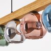 Ripoll Lampadario a sospensione, Lampada a sfera, Lampada a sospensione Écru, Nero, 4-Luci
