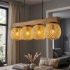 Basto Lampadario a sospensione, Lampada a sfera, Lampada a sospensione Écru, Nero, 4-Luci