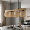 Basto Lampadario a sospensione, Lampada a sfera, Lampada a sospensione Écru, Nero, 4-Luci