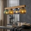 Koyoto Lampadario a sospensione, Lampada a sfera, Lampada a sospensione Écru, Nero, 4-Luci