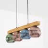 Koyoto Lampadario a sospensione, Lampada a sfera, Lampada a sospensione Écru, Nero, 4-Luci