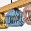 Koyoto Lampadario a sospensione, Lampada a sfera, Lampada a sospensione Écru, Nero, 4-Luci