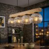 Ripoll Lampadario a sospensione, Lampada a sfera, Lampada a sospensione Écru, Nero, 4-Luci