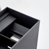 Almodofa Lampada da parete per esterno, Lampade Up & Down, Applique LED Antracite, 1-Luce, Sensori di movimento