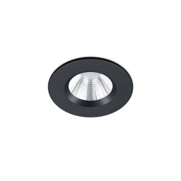Illuminazione Trio Leuchten ZAGROS Lampada da incasso LED Nero, 1-Luce