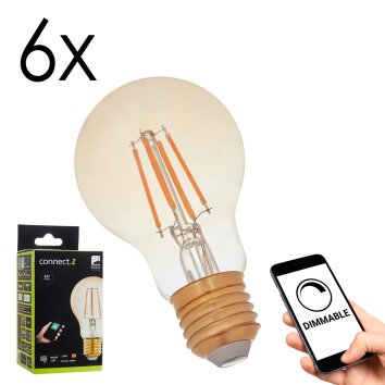 Illuminazione Eglo E27 LED 5.5 Watt bianco caldo dimmerabile 500 Lumen