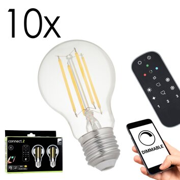 Illuminazione Eglo E27 LED 6 Watt bianco neutro dimmerabile 806 Lumen