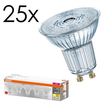 Illuminazione Ledvance GU10 LED 4.3 Watt bianco caldo 350 Lumen