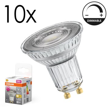 Illuminazione Osram GU10 3.4 Watt bianco caldo dimmerabile 230 Lumen
