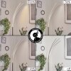 Uttorp Lampada da terra LED Nichel opaco, 3-Luci