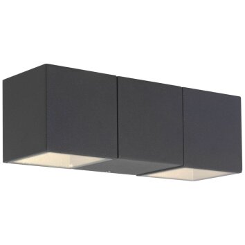 AEG Daveen Applique da esterno LED Antracite, 2-Luci