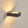 Faren Lampada da parete per esterno, Lampade Up & Down, Applique LED Antracite, 1-Luce