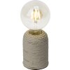 Illuminazione Brilliant Cardu Lampada da tavolo Marrone, 1-Luce