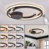Miral plafoniera LED dimmerabile con telecomando, lampada da soffitto ad anelli