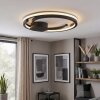 Miral plafoniera LED dimmerabile con telecomando, lampada da soffitto ad anelli