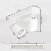 LED Faretto da soffitto Lemak moderno doppia struttura cilindrica orientabile, GU10