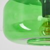 Boza plafoniera in vetro verde, lampada da soffitto vintage per corridoio