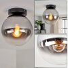 Lampada a sfera Gastor con vetro effetto specchiato in Cromo, Chiaro e Grigio fumo, E27
