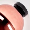 Plafoniera moderna a sfera Gastor con paralume in vetro ramato lucido, ø 25 cm, E27