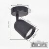 Lemak LED faretto da soffitto orientabile GU10, spot cilindrico moderno