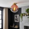 Gastor plafoniera sferica E27 Ø 25 cm, luce da soffitto vintage retrò