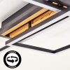 Velani plafoniera LED moderna, lampada da soffitto rettangolare piatta