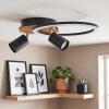 Velani plafoniera LED da soffitto a 2 luci con faretti orientabili e anello luminoso