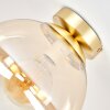 Gastor plafoniera a sfera Ø 25 cm E27, lampada da soffitto vintage rotonda
