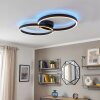 Narok plafoniera LED con telecomando a due anelli, moderna luce da soffitto
