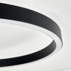 Narok plafoniera LED con telecomando a due anelli, moderna luce da soffitto