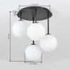 Gastor plafoniera a sfere, lampada da soffitto 4 luci E14 per soggiorno