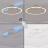 Plafoniera LED Narok con anello luminoso, 2700-6500 Kelvin, RGB e CCT