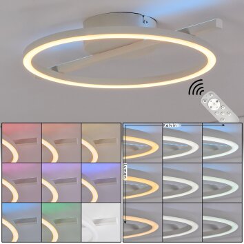 Narok plafoniera LED con telecomando ad anello, 23 Watt, 1900 Lumen