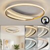 Calista plafoniera LED moderna rotonda Ø 52 cm con luce selezionabile