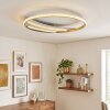 Calista plafoniera LED moderna rotonda Ø 52 cm con luce selezionabile