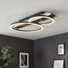 Kordex plafoniera LED a doppi anelli, design moderno per soggiorno, 4000 Kelvin